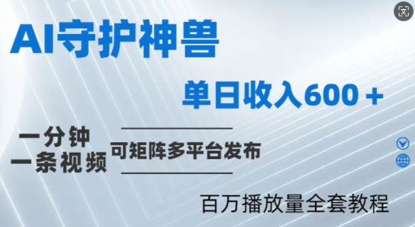 制作各省守护神，100多W播放量的视频只需要1分钟就能完成【揭秘】-创客资源阁