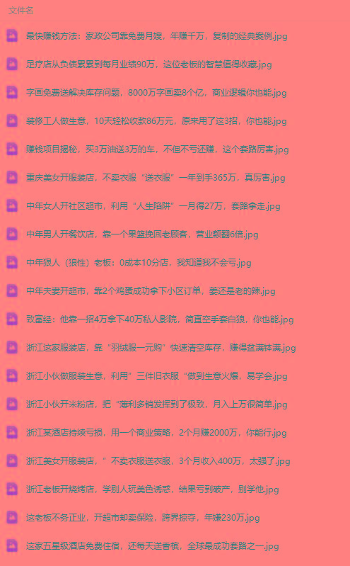 图片[1]-(9607期)真实有效391套商业模式，年入几十到几百万案例解析(电子书+视频+图文)-创客资源阁