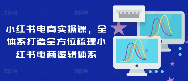 小红书电商实操课，全体系打造全方位梳理小红书电商逻辑体系-创客资源阁