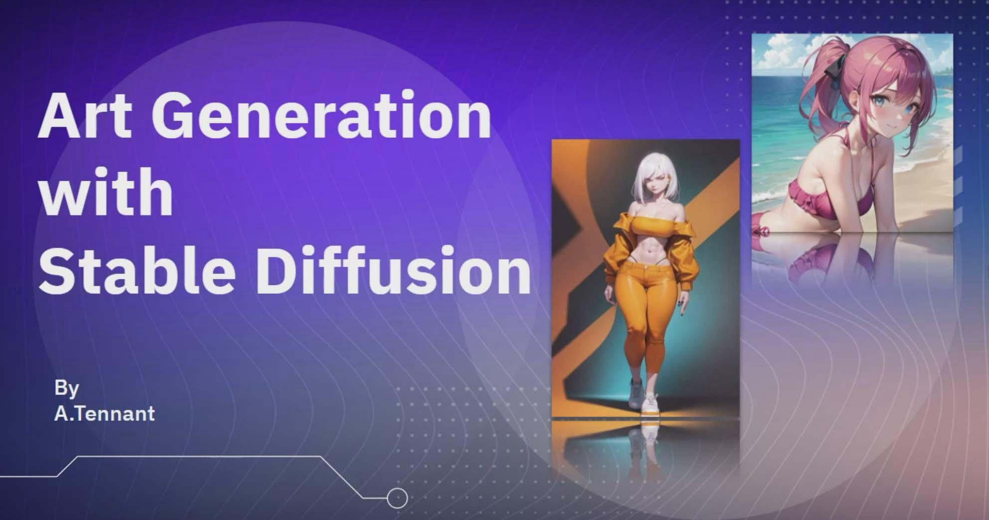 图片[1]-利用Stable Diffusion AI人工智能生成动漫艺术分步教程-14节课-中英字幕-创客资源阁