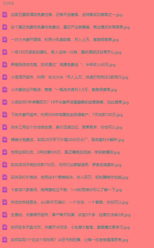 图片[2]-(9607期)真实有效391套商业模式，年入几十到几百万案例解析(电子书+视频+图文)-创客资源阁