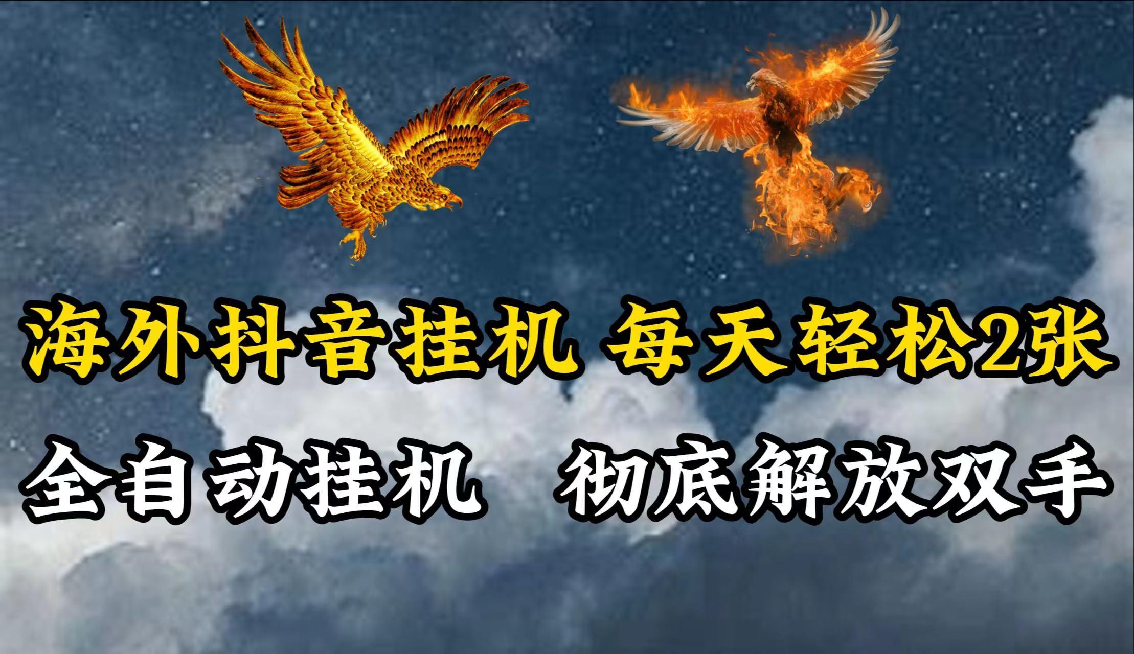 海外抖音挂机，每天轻松2张，全自动挂机，彻底解放双手！-创客资源阁