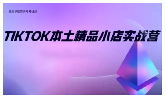 TikTok本土精品小店出海实战营，从入门到高阶，不止0-1!-创客资源阁