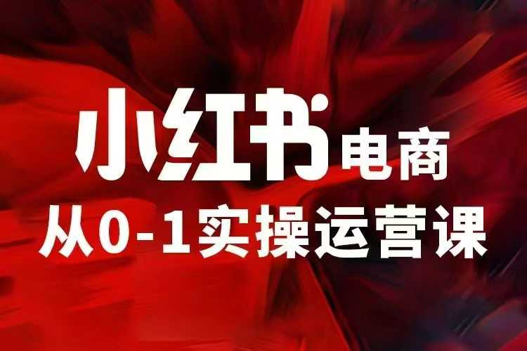 小红书电商运营，97节小红书vip内部课，带你实现小红书赚钱-创客资源阁