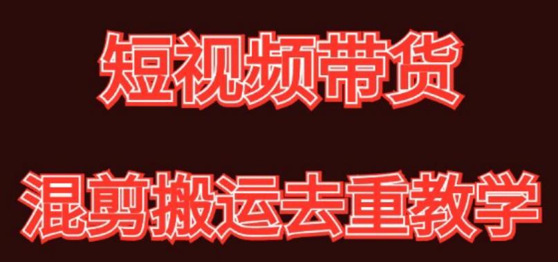 混剪去重短视频带货玩法，混剪搬运简单过原创思路分享-创客资源阁