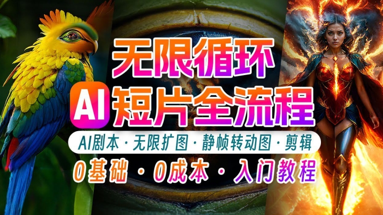 AI剪辑无限循环画面：新手轻松月入上万的秘技【揭秘】-创客资源阁