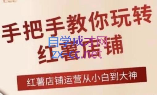 海燕老师·2024手把手教你玩转红薯店铺-创客资源阁
