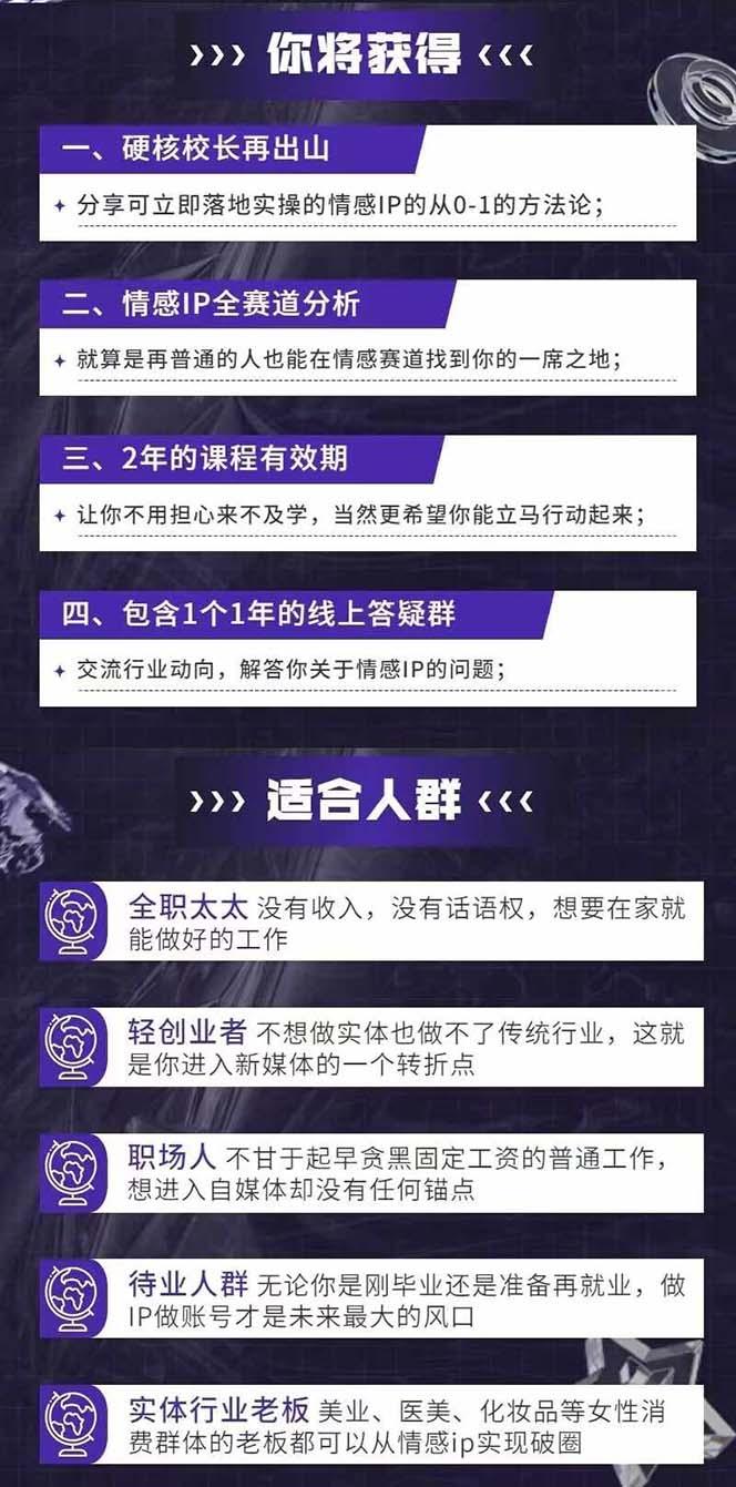 图片[1]-情感直播IP短视频全通大课，普通人的IP之路从情感赛道开始(18节-创客资源阁