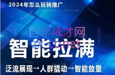 七层老徐·2024引力魔方人群智能拉满+无界推广高阶-创客资源阁