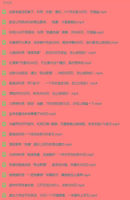 图片[5]-(9607期)真实有效391套商业模式，年入几十到几百万案例解析(电子书+视频+图文)-创客资源阁
