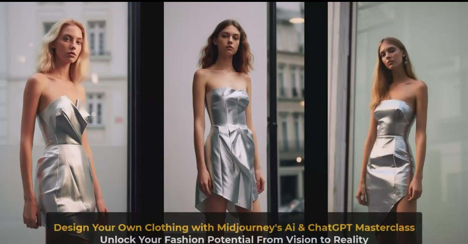 图片[8]-利用 Midjourneys Ai 人工智能设计自己的服装AI大师班-10节课-中英字幕-创客资源阁