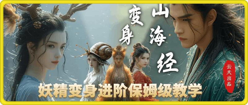 云天AI山海经变身视频教程，妖精变身进阶保姆级教学-创客资源阁