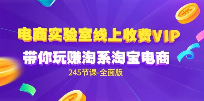(9859期)电商-实验室 线上收费VIP，带你玩赚淘系淘宝电商(245节课-全面版)-创客资源阁