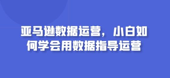 亚马逊数据运营，小白如何学会用数据指导运营-创客资源阁