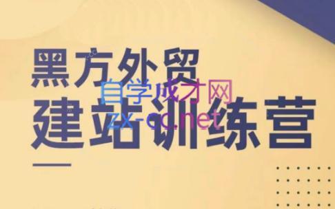 黑方老师·谷歌B端独立站建站推广-创客资源阁