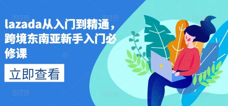 lazada从入门到精通，跨境东南亚新手入门必修课-创客资源阁