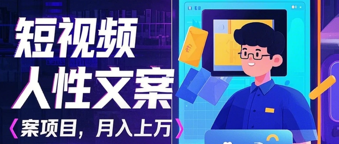 利用AI自动制作短视频人性文案项目：揭秘月入上万的精准流量变现秘籍-创客资源阁