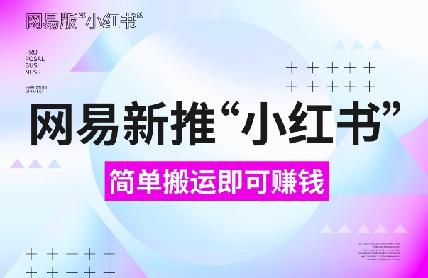 网易官方新推“小红书”，搬运即有收益，新手小白千万别错过(附详细教程)【揭秘】-创客资源阁