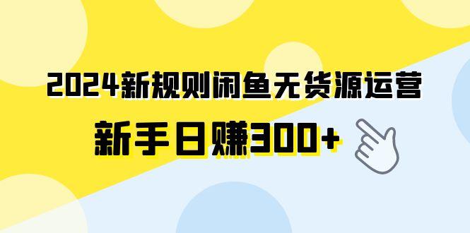 (9522期)2024新规则闲鱼无货源运营新手日赚300+-创客资源阁