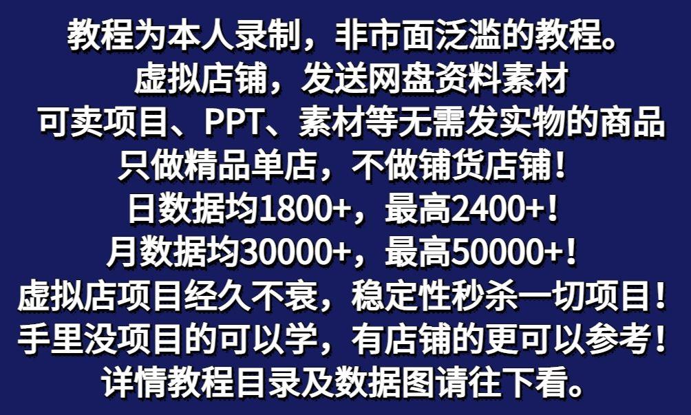 图片[2]-拼多多虚拟电商训练营月入50000+你也行，暴利稳定长久，副业首选-创客资源阁