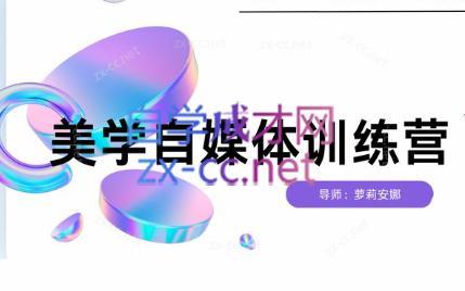 安娜·美学自媒体IP系统课-创客资源阁