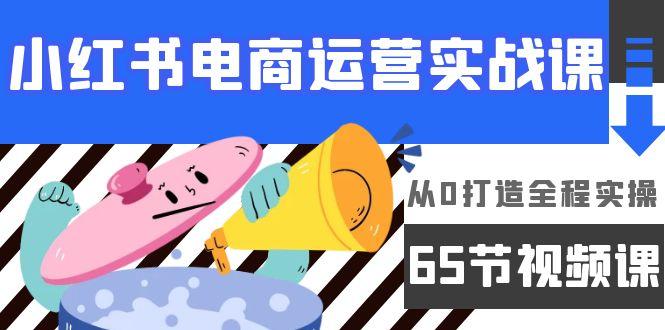 (9724期)小红书电商运营实战课，从0打造全程实操(65节视频课)-创客资源阁