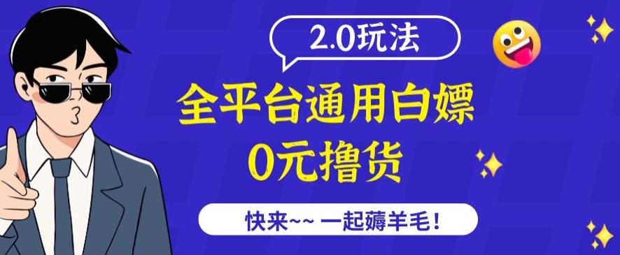 外面收费2980的全平台通用白嫖撸货项目2.0玩法【仅揭秘】-创客资源阁