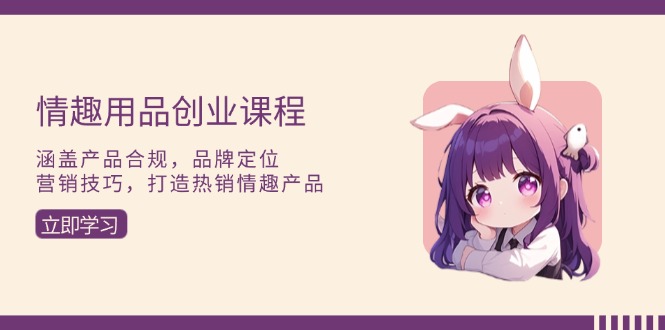 情趣用品创业课程：涵盖产品合规，品牌定位，营销技巧，打造热销情趣产品-创客资源阁
