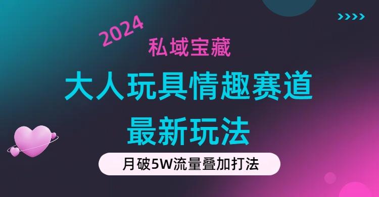 私域宝藏：大人玩具情趣赛道合规新玩法，零投入，私域超高流量成单率高-创客资源阁