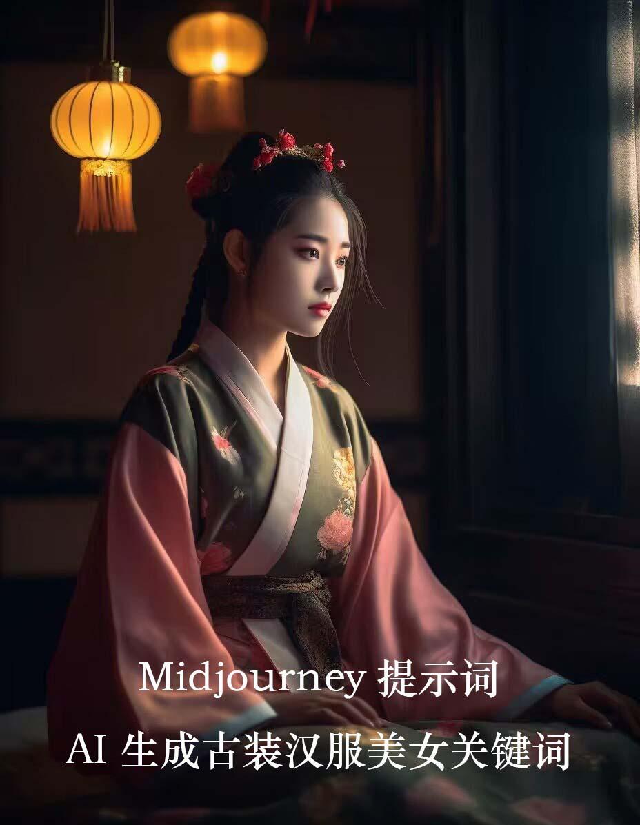 Midjourney关键词-AI生成中国风古装汉服美女人像提示关键词-创客资源阁