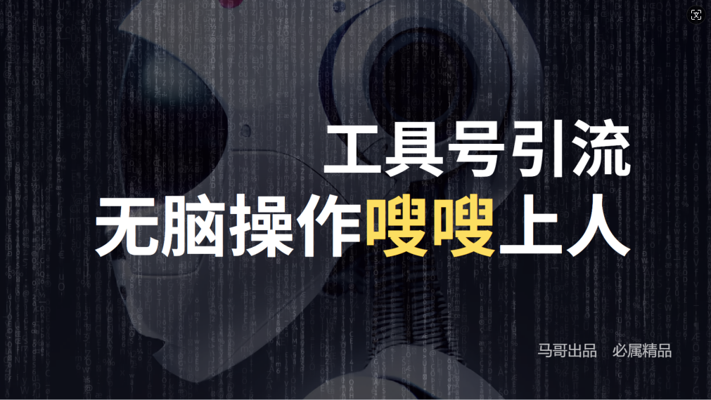 24年抖音最新工具号日引流300+创业粉，日入5000+-创客资源阁